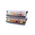 TableCraft Products BCD6000 20" W x 6 1/4" D x 6 1/2" H Black And Clear Plastic Cash & Carry First in First Out Garnish Station