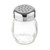 TableCraft Products 260CH 6 Oz. Swirl Glass Jar Chrome Plated Top Shaker