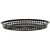 TableCraft Products 1086BK 12 3/4" W x 9 1/2" D x 1 1/2" H Texas Platter Basket - 36/Case