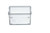 TableCraft Products 10308 3 1/4" x 2 1/2" x 2" Clear Rectangular Sugar Packet Holder