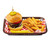 TableCraft Products 1077BR 10 3/4" W x 7 3/4" D x 1 1/2" H Grande Platter Basket - 36/Case