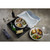 TableCraft Products CRATESB11BK 10.38" W x 6.5" D x 2.75" H Brown Fourth Size Gastro Serving/Display Crate Fits 1/4 GN Pan