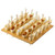 TableCraft Products BAMH45 4 1/2" Bamboo Cash & Carry Heart Looped Pick - 12 Cases of 100