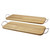 TableCraft Products ACAMR1606 14" W x 6" D x 1/2" H Rectangular Wood Cash & Carry Acacia Display Board With (2) 1 1/4" L Metal Handles