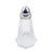 TableCraft Products 83S&P 1 Oz. Glass Eiffel Tower Salt Or Pepper Shaker With Nickel Plated Tops