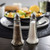 TableCraft Products 83S&P 1 Oz. Glass Eiffel Tower Salt Or Pepper Shaker With Nickel Plated Tops