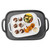 TableCraft Products 10331 14" W x 10" D Black Rectangular Melamine Faux Cast Iron Tray