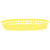 TableCraft Products 1076Y 10 1/2" W x 7" D x 1 1/2" H Chicago Platter Basket - 36/Case