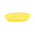 TableCraft Products 1076Y 10 1/2" W x 7" D x 1 1/2" H Chicago Platter Basket - 36/Case
