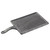 TableCraft Products MSP3618 9 3/4" x 7" W Platter With 4 1/2"D Handle Rectangular Melamine Black Slate Frostone Collection Serving Paddle