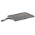 TableCraft Products MSP3618 9 3/4" x 7" W Platter With 4 1/2"D Handle Rectangular Melamine Black Slate Frostone Collection Serving Paddle