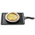 TableCraft Products MSP3618 9 3/4" x 7" W Platter With 4 1/2"D Handle Rectangular Melamine Black Slate Frostone Collection Serving Paddle