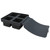 TableCraft Products BSCT2 4 Compartment 1.75" Cubes Black Cash & Carry Ice Cube Tray