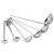 TableCraft Products 4702 12" 2 Oz. One Piece Stainless Steel Ladle
