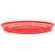 TableCraft Products 1086R 12 3/4" W x 9 1/2" D x 1 1/2" H Texas Platter Basket - 36/Case