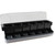 TableCraft Products BCD6000BK 20 1/8" W x 6 3/4" D x 6 1/2" H Black And Clear Plastic Cash & Carry First in First Out Garnish Station