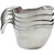 TableCraft Products 9803 3 Oz. Stainless Steel Brushed Finish Gravy Boat