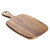 TableCraft Products ACAMBB1507  10 1/2" W x 7 1/4 D x 1/2" H Wood Cash & Carry Acacia Bread Board With Brushed Nickel Eyelet And 4 1/2" L Handle