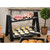 TableCraft Products MG2 12 3/4" W x 10 3/8" D Black Rectangular Melamine Frostone Collection Display Tray