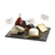 TableCraft Products MG2 12 3/4" W x 10 3/8" D Black Rectangular Melamine Frostone Collection Display Tray
