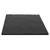 TableCraft Products MG2 12 3/4" W x 10 3/8" D Black Rectangular Melamine Frostone Collection Display Tray