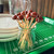 TableCraft Products BAMSP645 4 1/2" Football At One End Bamboo Cash & Carry Sport Pick