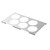 TableCraft Products T6 6 Hole Stainless Steel Squeeze Bottle Template