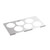 TableCraft Products T6 6 Hole Stainless Steel Squeeze Bottle Template