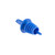 TableCraft Products 35BL Blue And Plastic Cash & Carry Free Flow Pourer - 12 Cases of 12