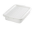 TableCraft Products F1537 21" W x 16" D x 7" H White Polyethylene Freezer Storage Box