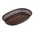TableCraft Products 1076BR 10 1/2" W x 7" D x 1 1/2" H Chicago Platter Basket - 36/Case