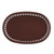 TableCraft Products 1076BR 10 1/2" W x 7" D x 1 1/2" H Chicago Platter Basket - 36/Case