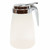 TableCraft Products PP10CP 10 Oz. Modern Design Chrome Plated ABS Plastic Top Transparent Polypropylene Syrup Dispenser