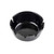 TableCraft Products C263B-1 4" x 1.75" Black Plastic Cash & Carry Classic Ashtrays - 6 Cases of 12