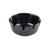 TableCraft Products C263B-1 4" x 1.75" Black Plastic Cash & Carry Classic Ashtrays - 6 Cases of 12