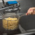 TableCraft Products 987  8 1/4" Dia. x 5" H Round 18/18 Stainless Steel Cooking Basket - 2/Case