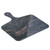 TableCraft Products 10017 8" x 10" DRectangular Barnwood Pattern Melamine Serving Paddle
