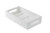 TableCraft Products CRATE13W 12.75" W x 7" D x 2.75" H White Third Size Rectangular Gastronorm Crate