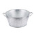 TableCraft Products GT1515 4.5 Gallons 15" Dia. x 7.13" H 18.5" Round Galvanized Steel Galvanized Collection Beverage Tub