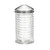 TableCraft Products BH855 12 Oz. Clear Glass Center Pour Beehive Collection Sugar Pourer With Stainless Steel Top