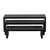 TableCraft Products RBK300 3 Piece Nesting Set Rectangular Black Cascade Risers