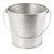 TableCraft Products GTSS87  1 1/4 Gal. 8" Dia. x 7"H Round Stainless Steel Brickhouse Collection Pail