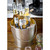 TableCraft Products GTSS87  1 1/4 Gal. 8" Dia. x 7"H Round Stainless Steel Brickhouse Collection Pail
