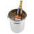 TableCraft Products 5188 8.75" W x 10" H 8 Qt. Stainless Steel Wine and Champagne Bucket