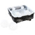 TableCraft Products BSRT2 4 Compartment 1.75" Black Sphere Cash & Carry Ice Tray
