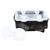 TableCraft Products BSRT2 4 Compartment 1.75" Black Sphere Cash & Carry Ice Tray