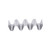 TableCraft Products TRS34 7 5/8" W x 2 1/4" D x 1 1/2" H Stainless Steel Solid Taco Taxi Server