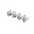 TableCraft Products TRS34 7 5/8" W x 2 1/4" D x 1 1/2" H Stainless Steel Solid Taco Taxi Server