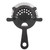 TableCraft Products 10556 4 1/2" W x 6" D x 3/4" H 4-Prong Black Acid Etch Finish Stainless Steel Strainer
