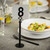 TableCraft Products BKC2208 8" Black Number or Card Holder Stand